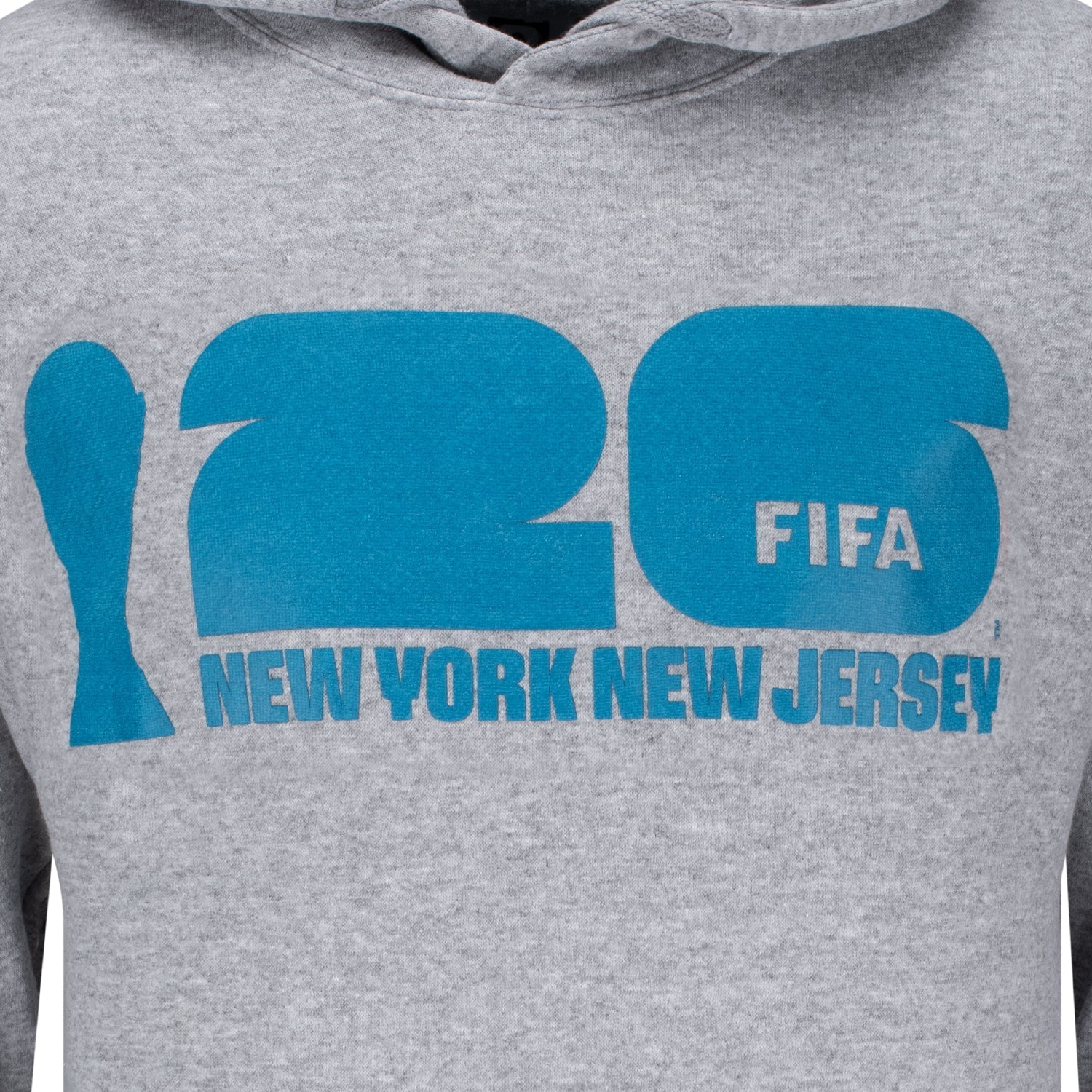 FIFA World Cup 2026™  New York New Jersey Grey Hoodie - Unisex