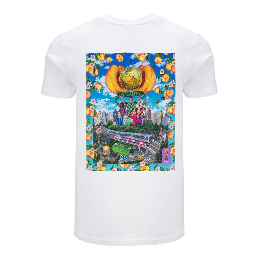 FIFA World Cup 2026™  Atlanta Poster White T-Shirt - Unisex