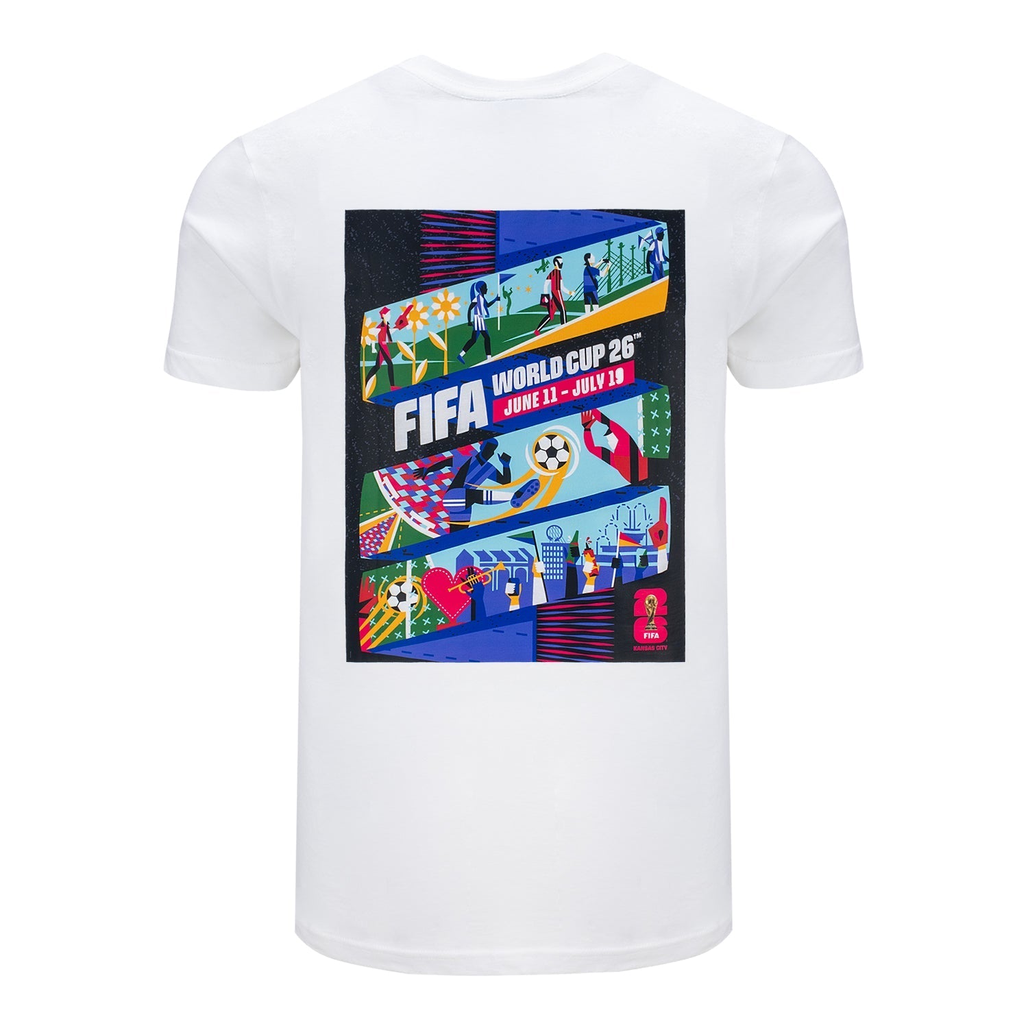 FIFA World Cup 2026™  Kansas City Poster White T-Shirt - Unisex