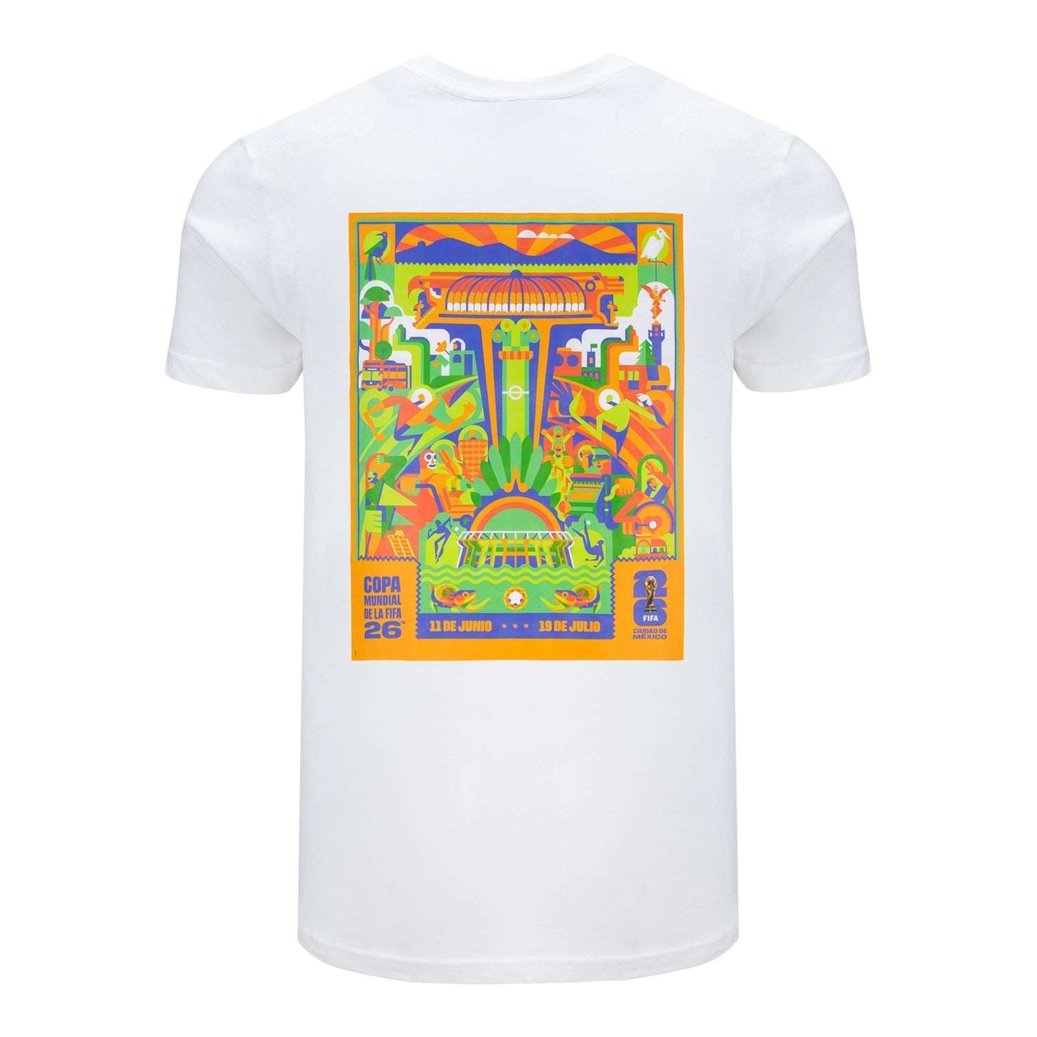 FIFA World Cup 2026™  Mexico City Poster White T-Shirt - Unisex