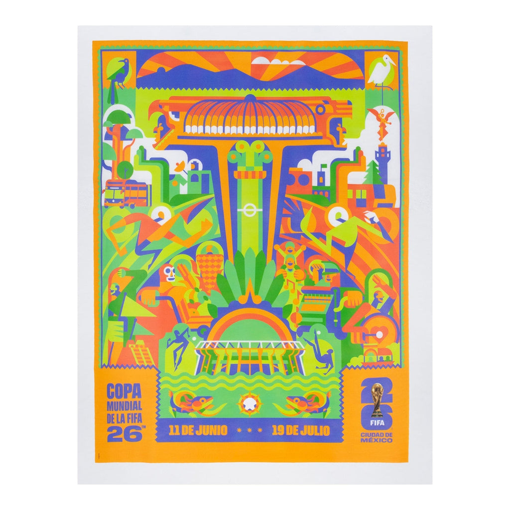 FIFA World Cup 2026™  Mexico City Poster White T-Shirt - Unisex
