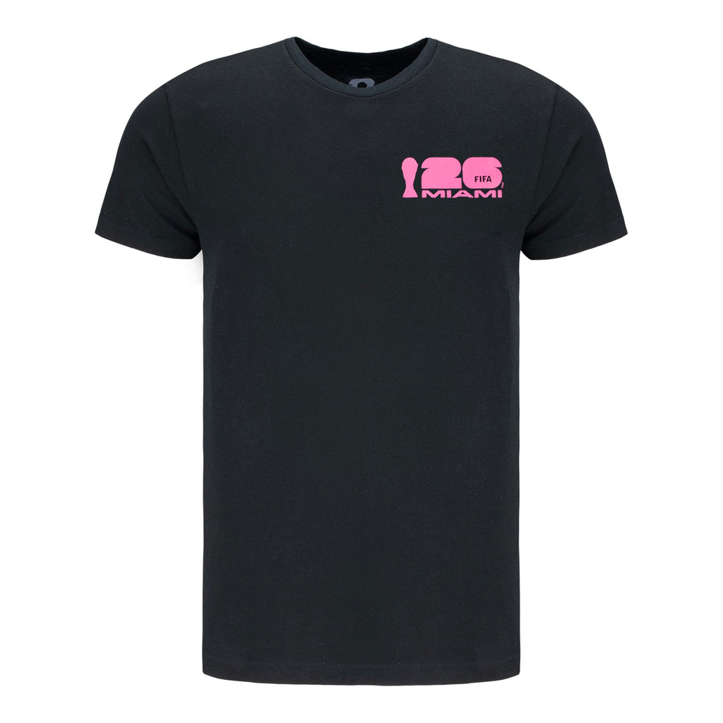 FIFA World Cup 2026™  Miami Poster Black T-Shirt - Unisex