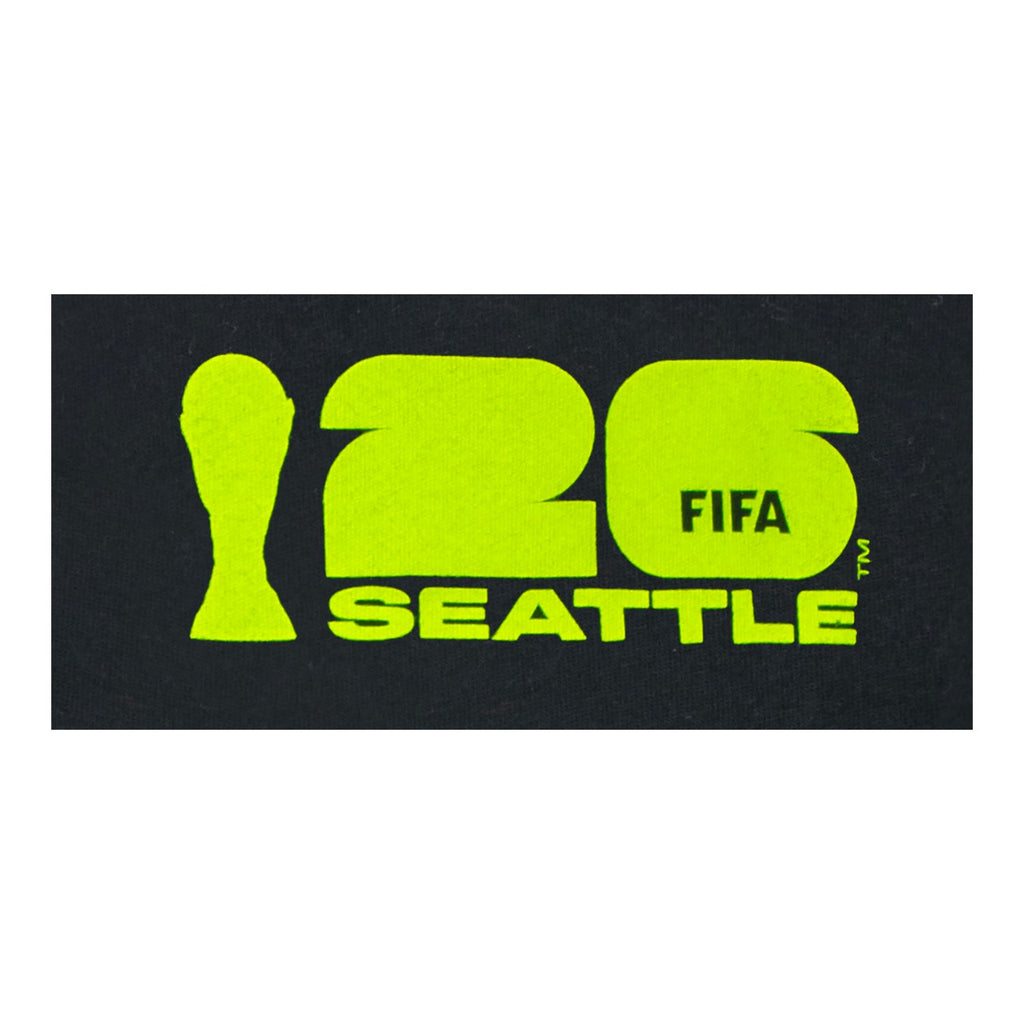 FIFA World Cup 2026™  Seattle Poster Black T-Shirt - Unisex
