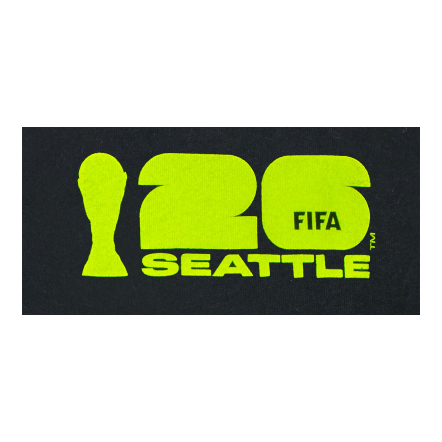 FIFA World Cup 2026™  Seattle Poster Black T-Shirt - Unisex