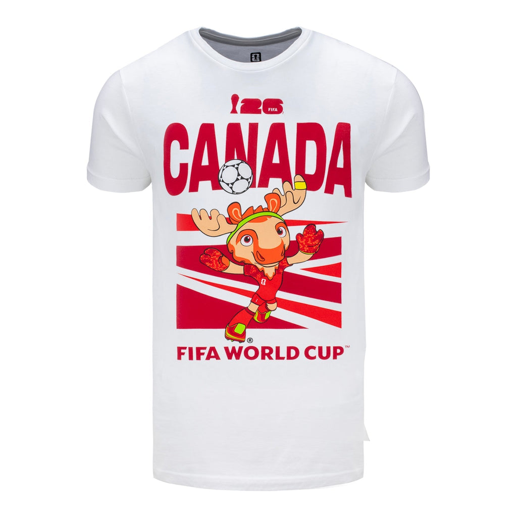 FIFA World Cup 2026™  Canada Mascot White T-Shirt - Unisex