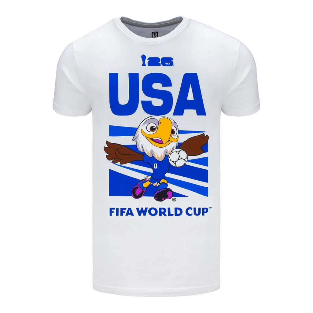 FIFA World Cup 2026™  USA Mascot White T-Shirt - Unisex