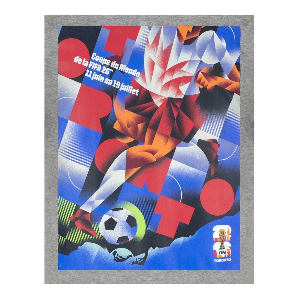 FIFA World Cup 2026™  Toronto Poster Grey T-Shirt [ENG] - Unisex