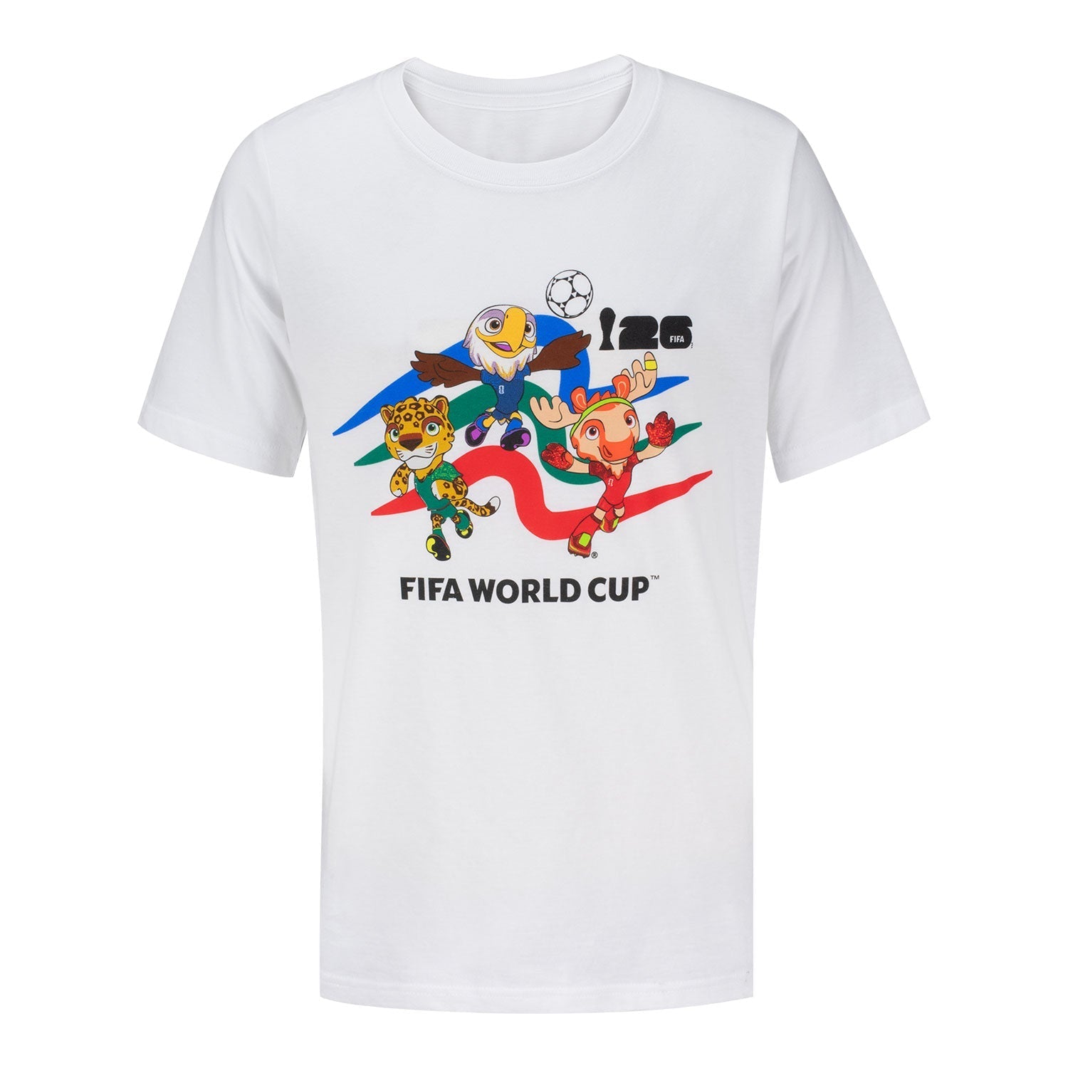FIFA World Cup 2026™  Mascot Crew White T-Shirt - Youth