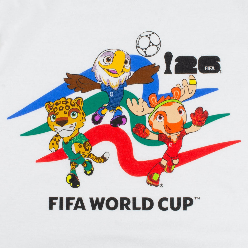 FIFA World Cup 2026™  Mascot Crew White T-Shirt - Youth