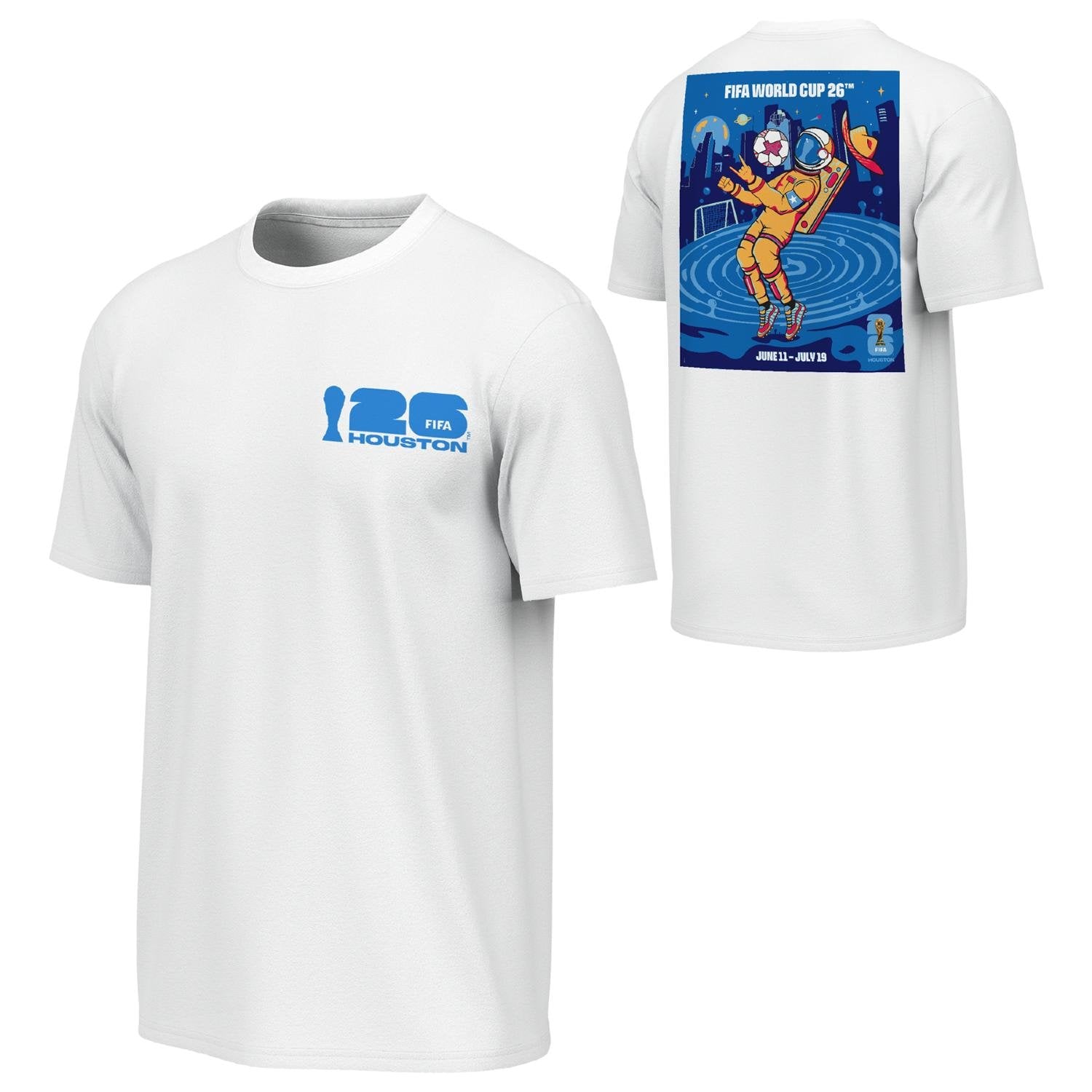 FIFA World Cup 2026™  Houston Poster White T-Shirt - Unisex