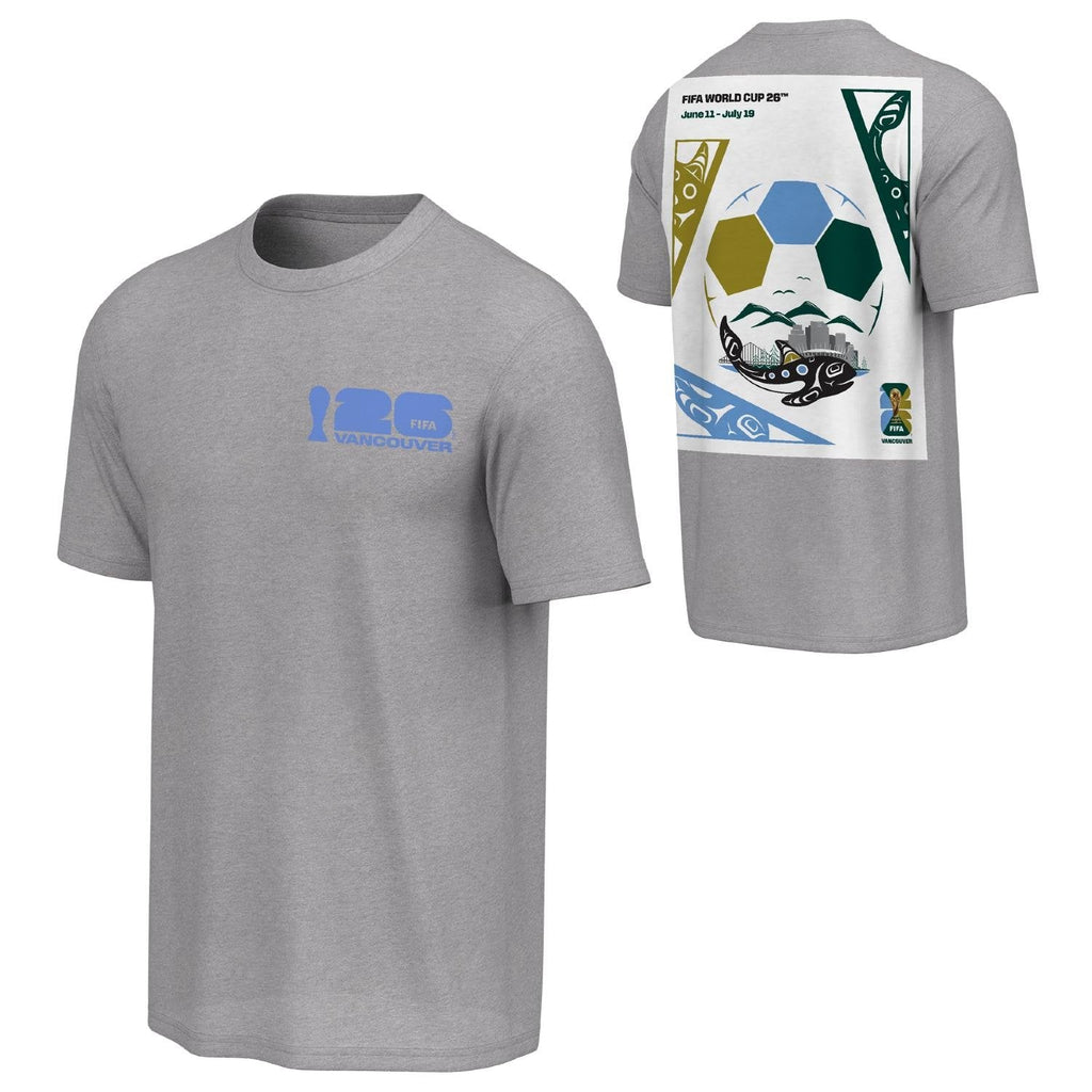 FIFA World Cup 2026™  Vancouver Poster Grey T-Shirt [ENG] - Unisex