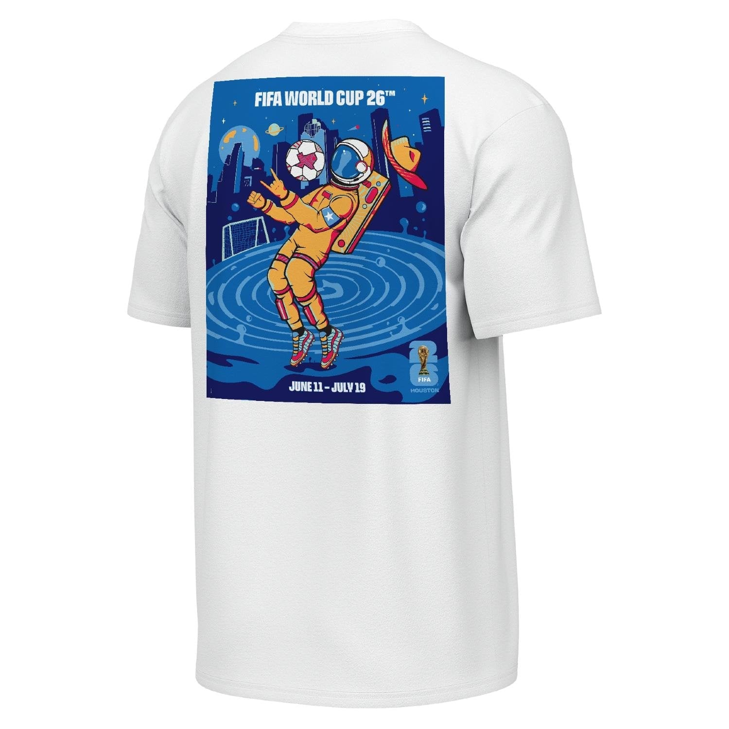FIFA World Cup 2026™  Houston Poster White T-Shirt - Unisex