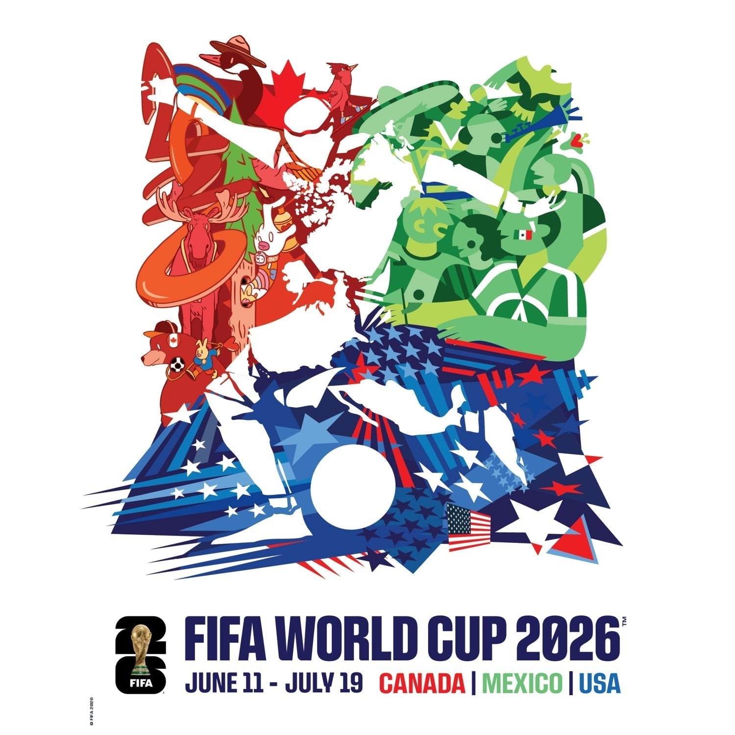 Official FIFA World Cup 2026™  Tournament Poster