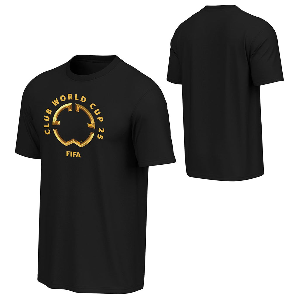 FIFA Club World Cup 2025? Gold Emblem Black T-Shirt - Unisex