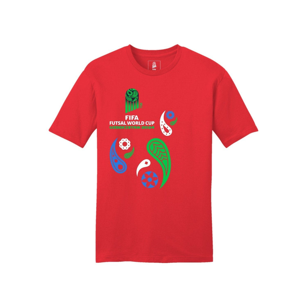 FIFA Futsal World Cup Uzbekistan 2024™  Red Pepper T-Shirt - Unisex