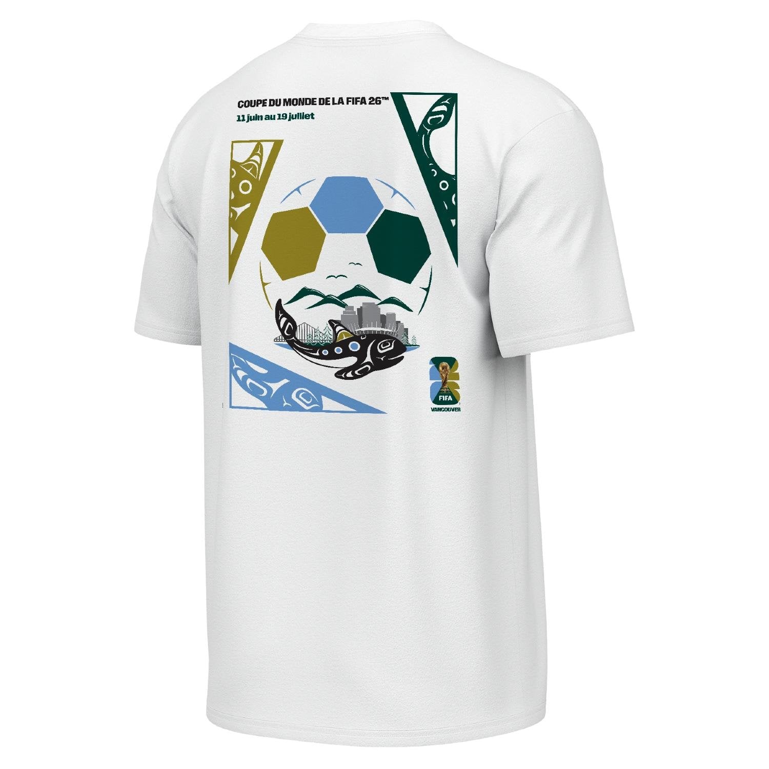 FIFA World Cup 2026™  Vancouver Poster White T-Shirt [FRE] - Unisex