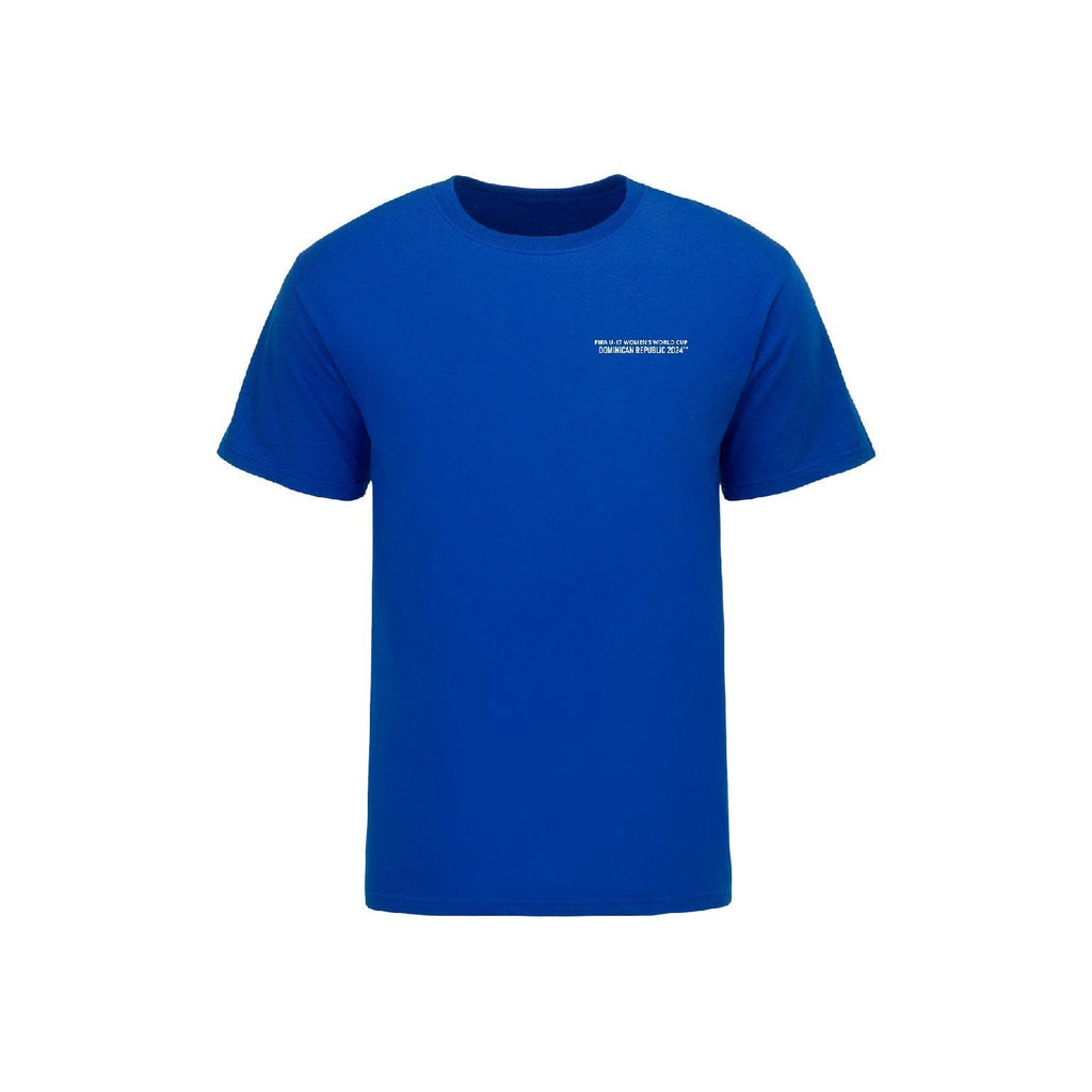 FIFA U-17 Women's World Cup Dominican Republic 2024™  Blue Football Swirl T-Shirt - Men's