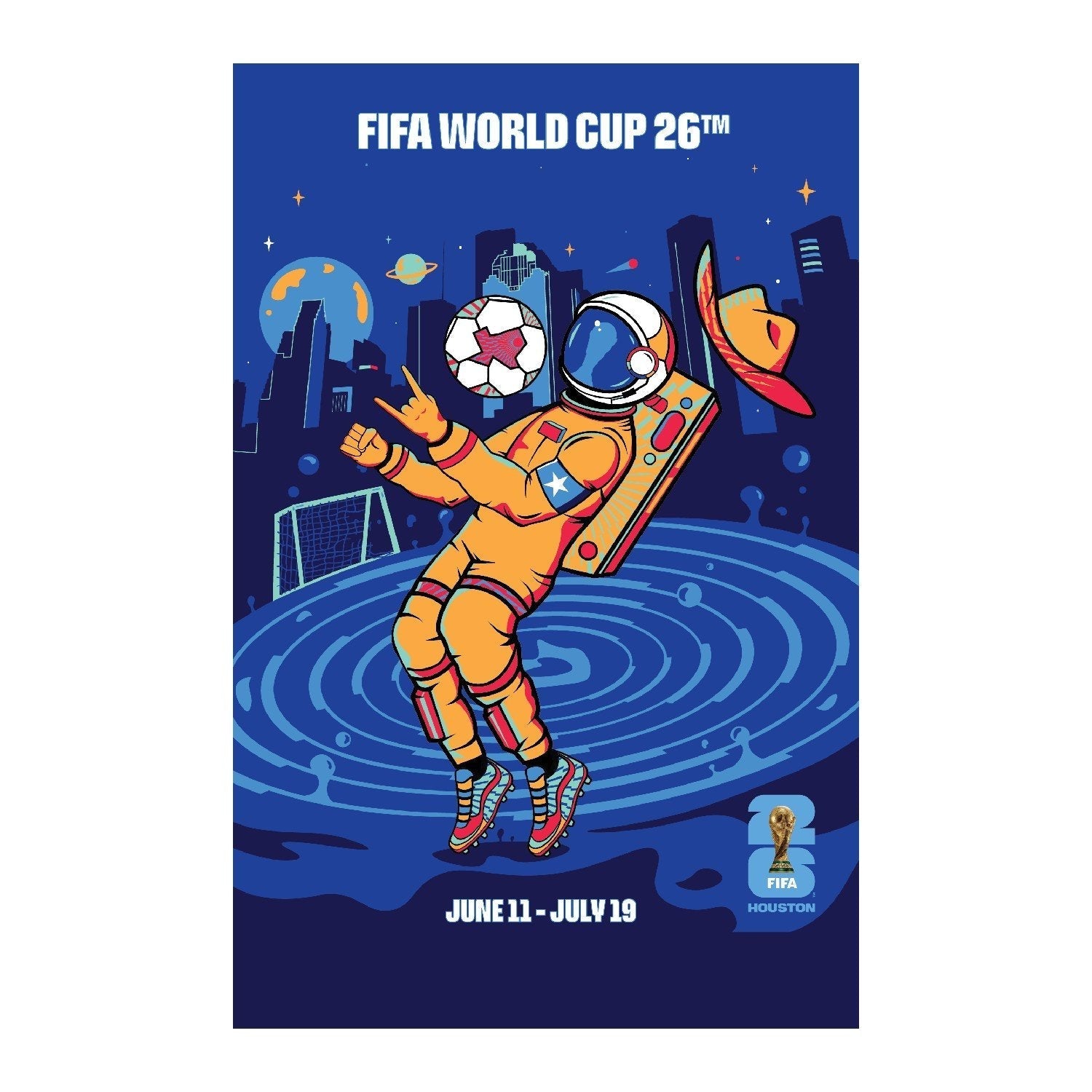 FIFA World Cup 2026™  Houston Host City Poster