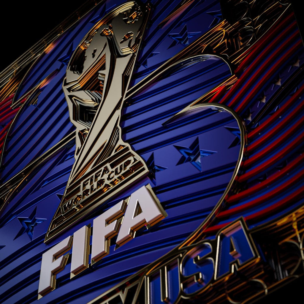 FIFA World Cup 2026™  USA Host Country Emblem 3D Wood Art Frame