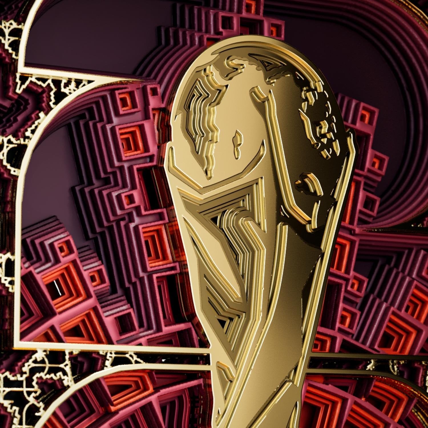 FIFA World Cup 2026™  Canada Host Country Emblem 3D Wood Art Frame