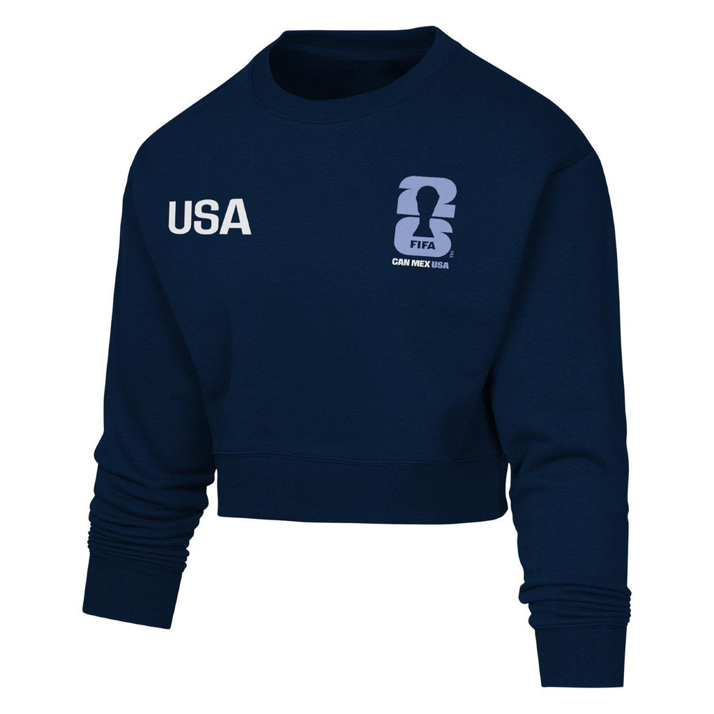 FIFA World Cup 2026™  USA Emblem Crew Crop Sweatshirt - Women's