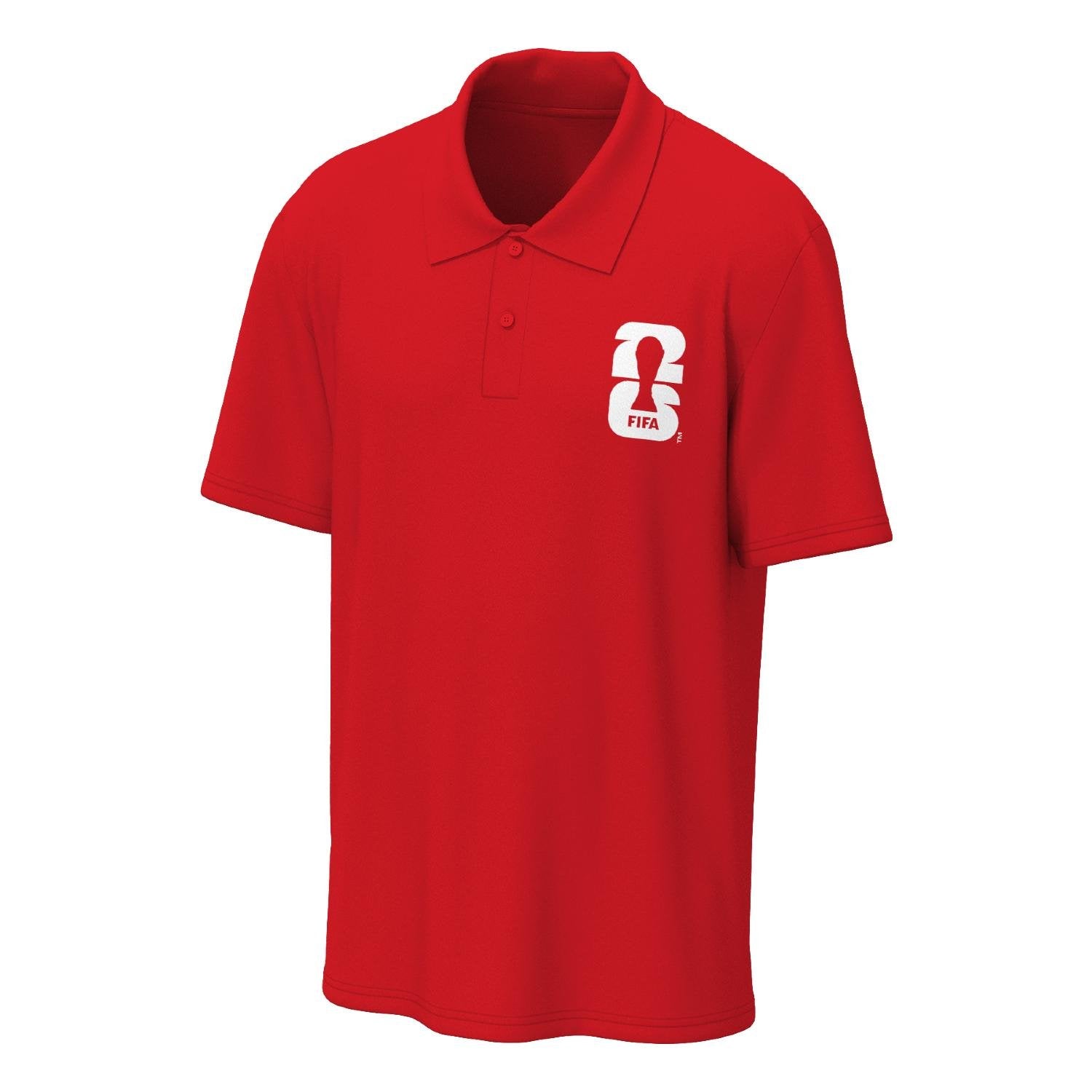 FIFA World Cup 2026™  Emblem Red Polo - Unisex