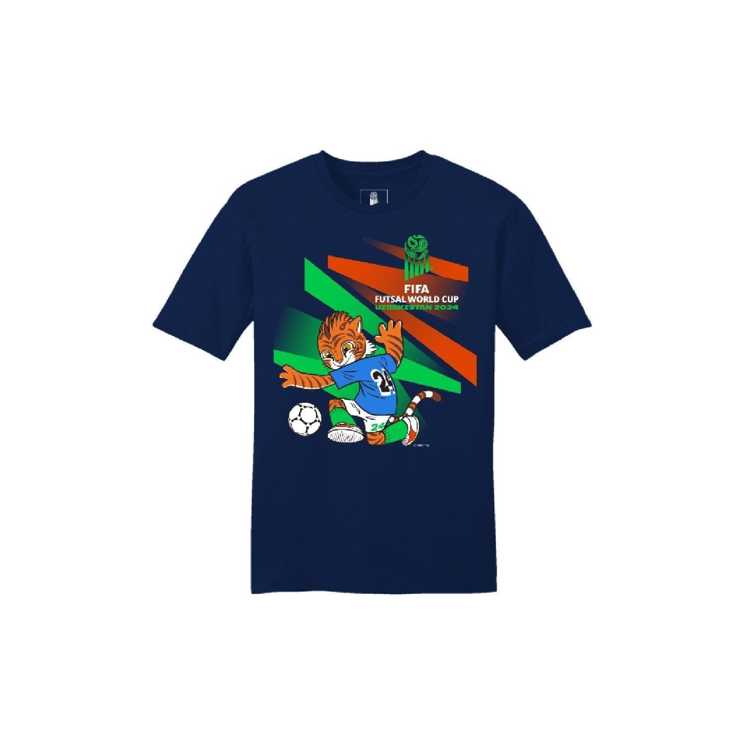 FIFA Futsal World Cup Uzbekistan 2024™  Blue Mascot T-Shirt - Youth