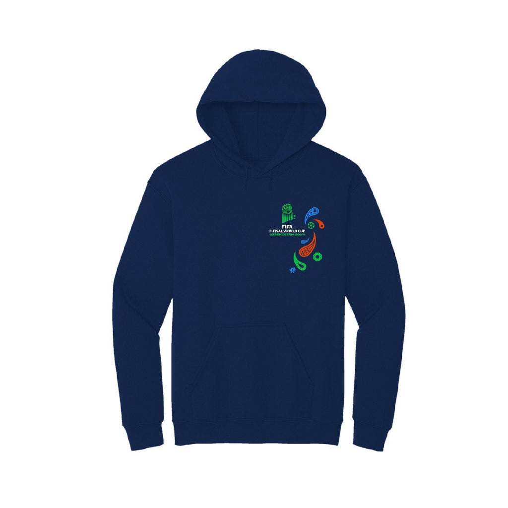 FIFA Futsal World Cup Uzbekistan 2024™  Blue Linear Graphic Hoodie - Unisex