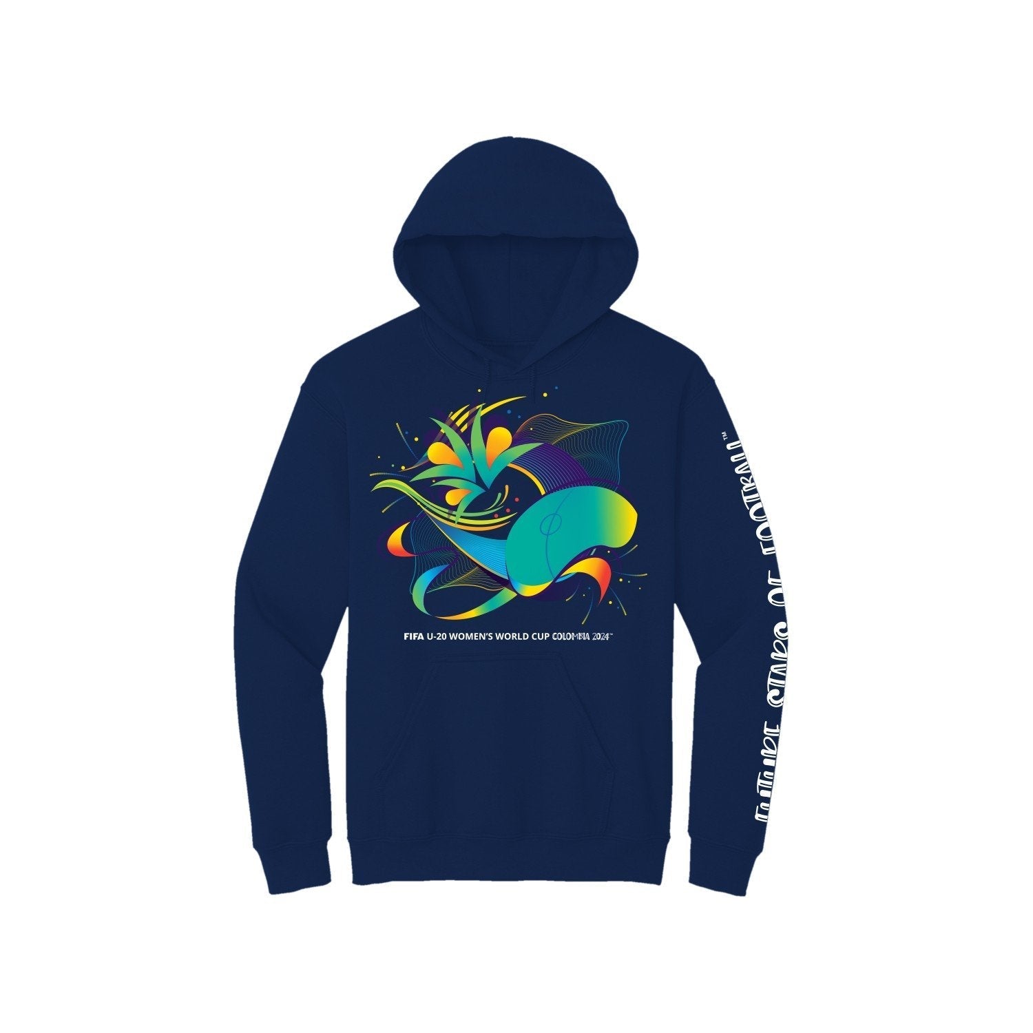 FIFA U-20 Women's World Cup Colombia 2024™  Blue Graphic Flow Hoodie - Unisex