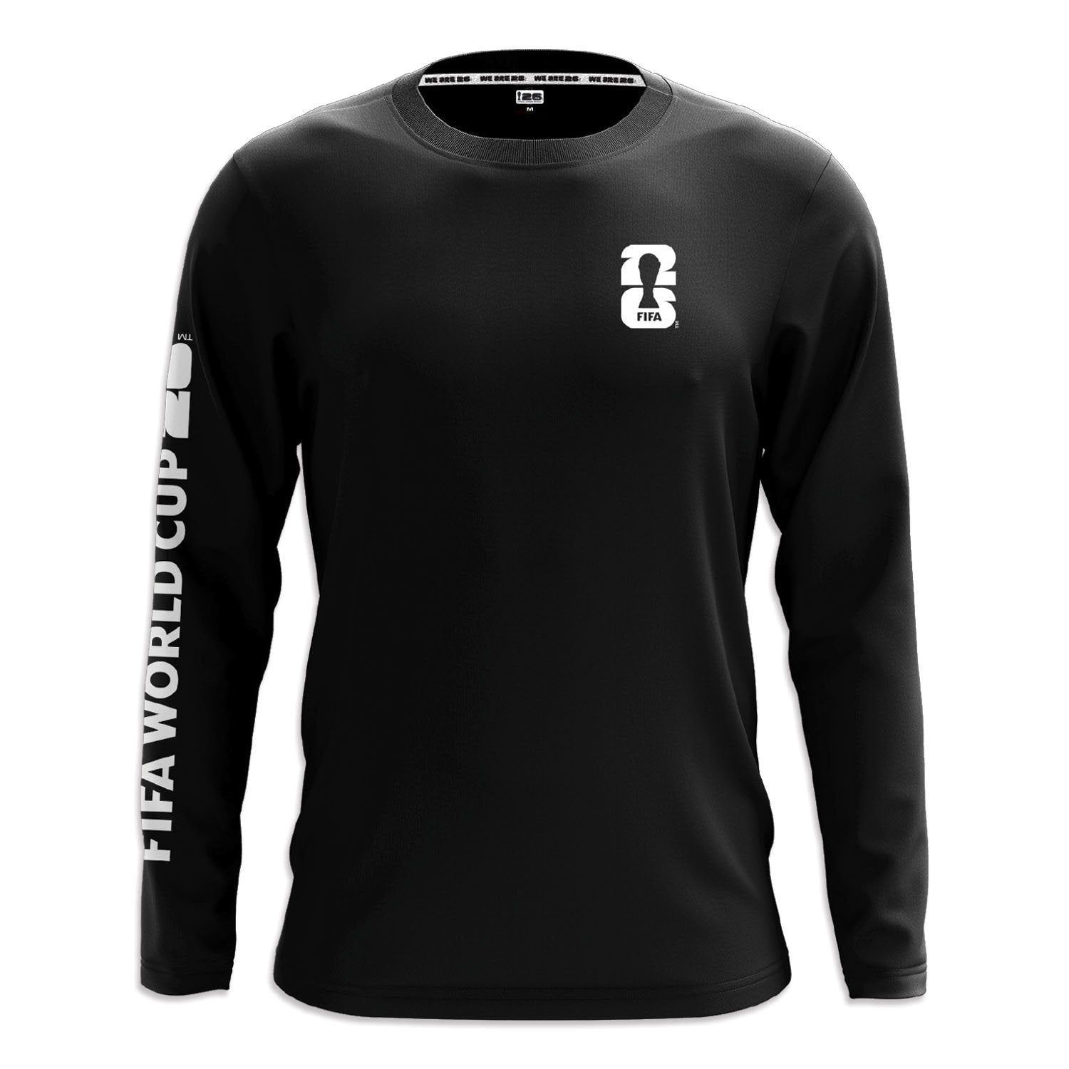 FIFA World Cup 2026™  Tiles Long Sleeve Black T-Shirt - Unisex