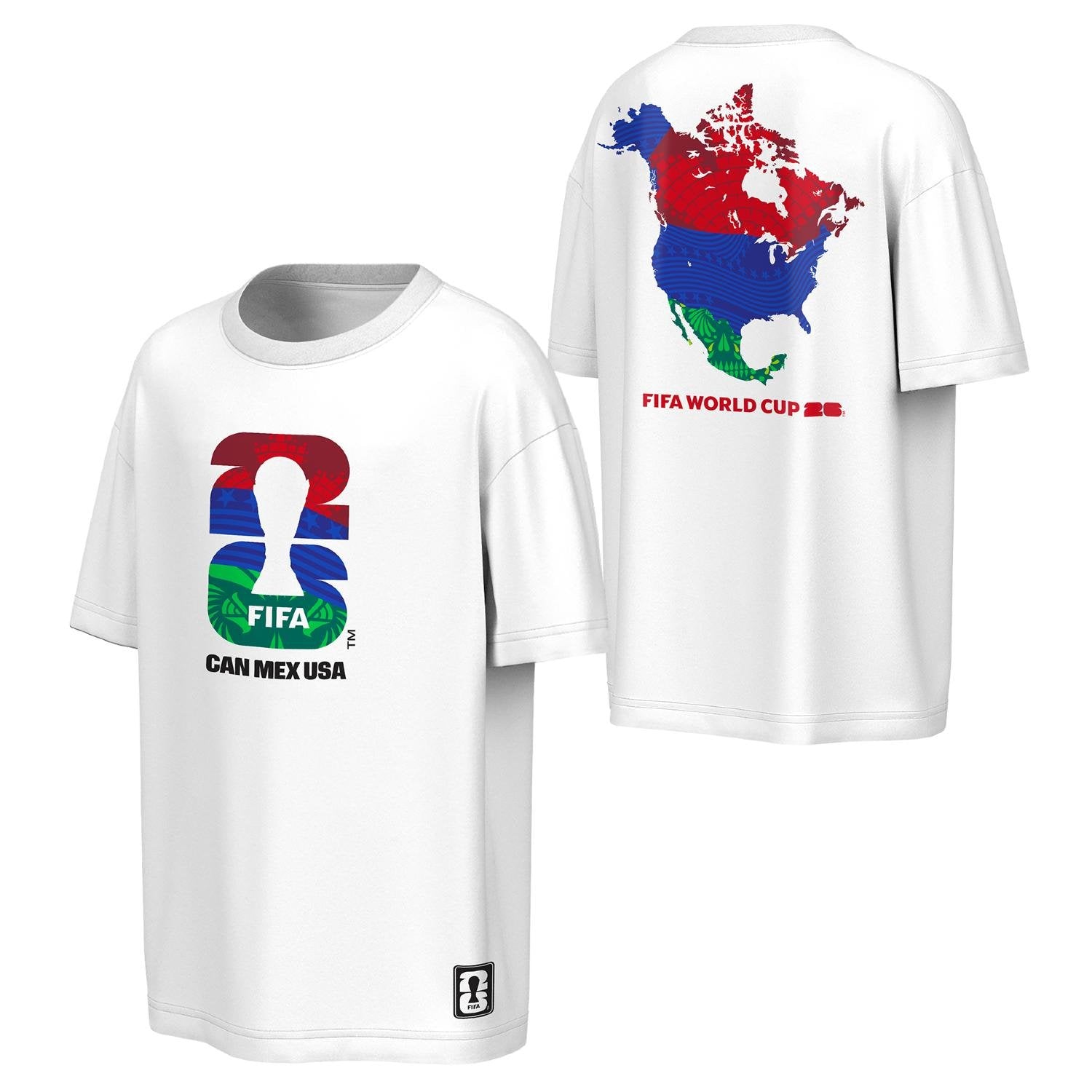 FIFA World Cup 2026™  Host North America White T-Shirt - Unisex