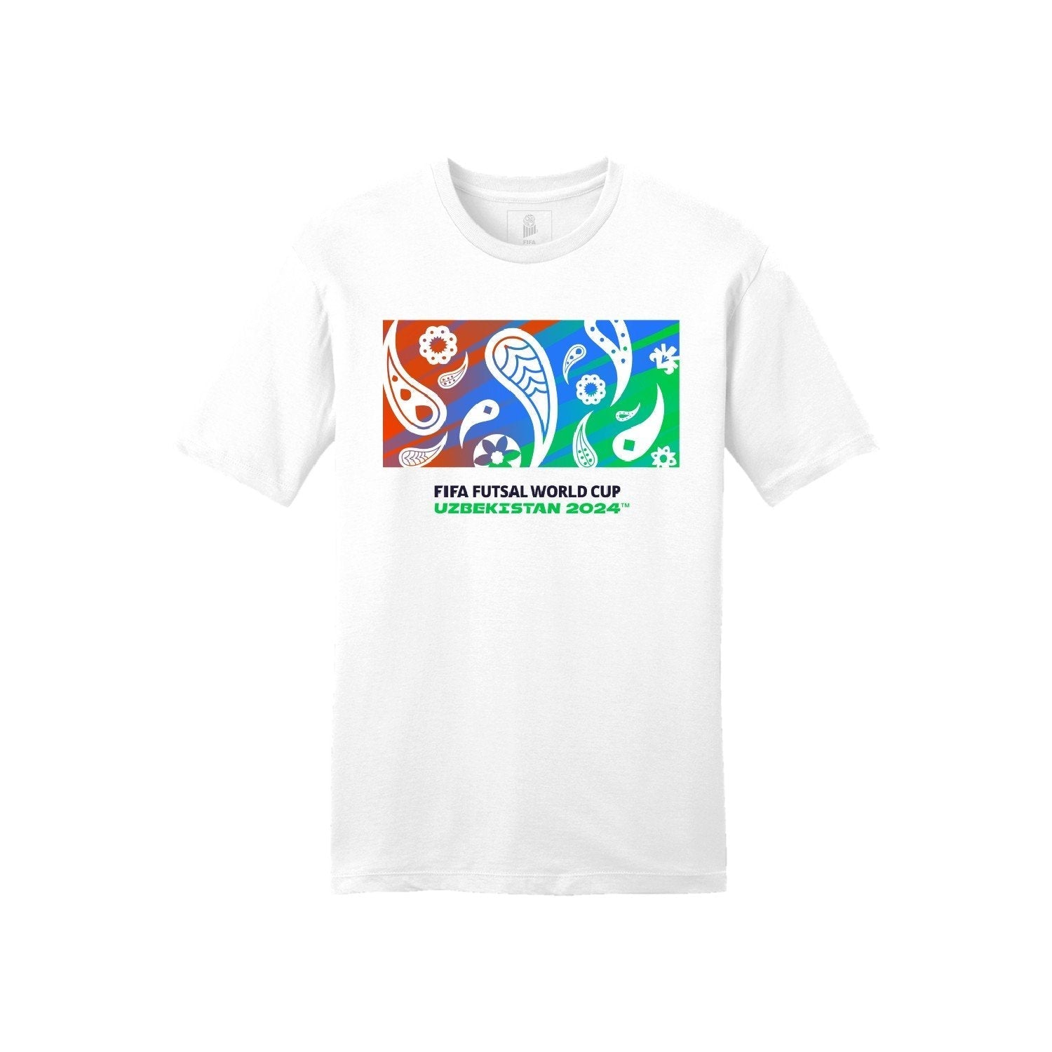 FIFA Futsal World Cup Uzbekistan 2024™  White Graphic T-Shirt - Unisex