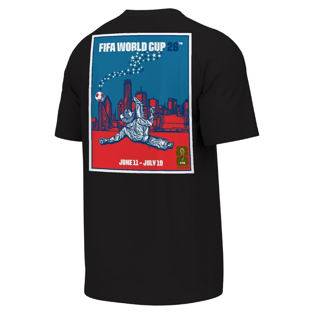 FIFA World Cup 2026™  Dallas Poster Black T-Shirt - Unisex