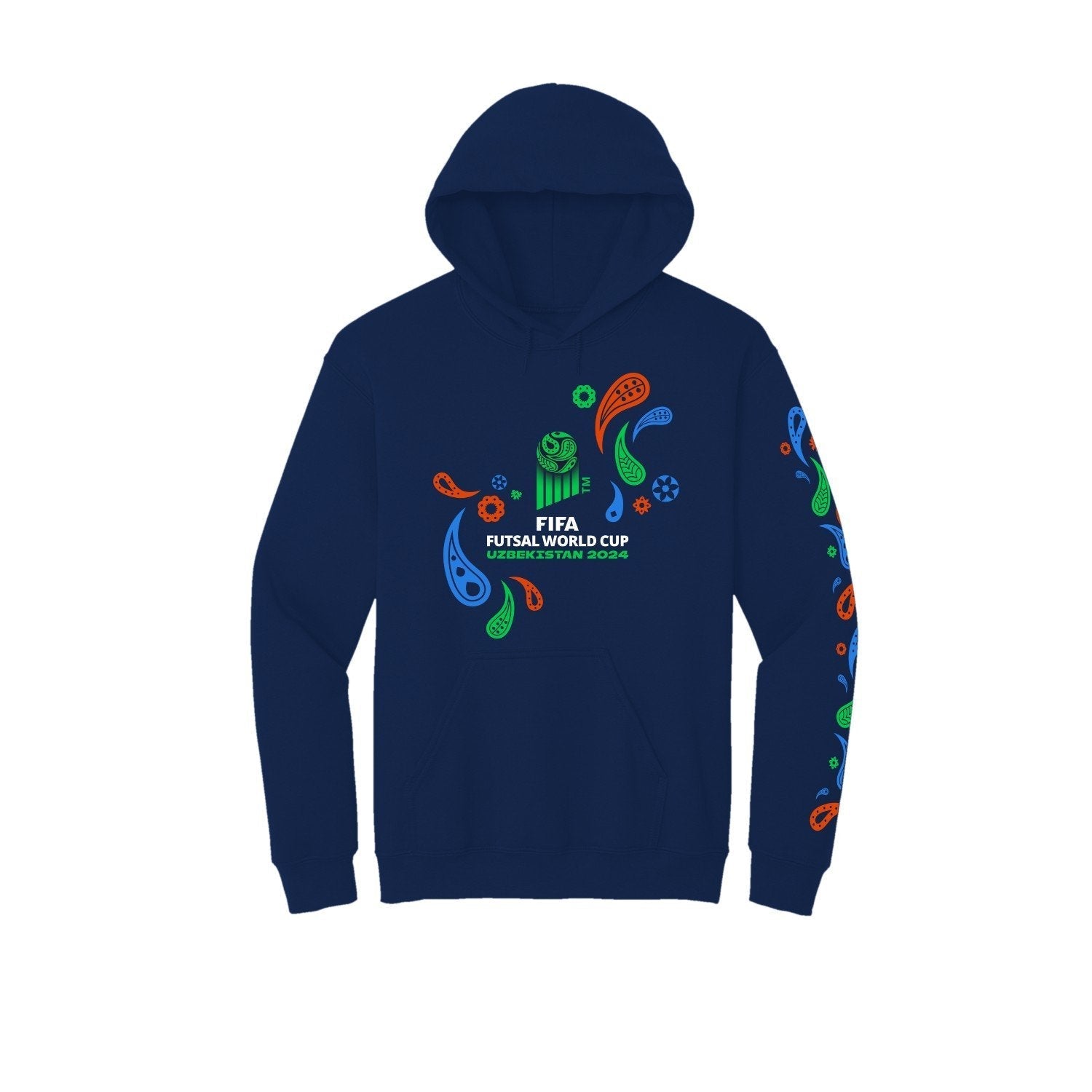 FIFA Futsal World Cup Uzbekistan 2024™  Blue Graphic Hoodie - Unisex