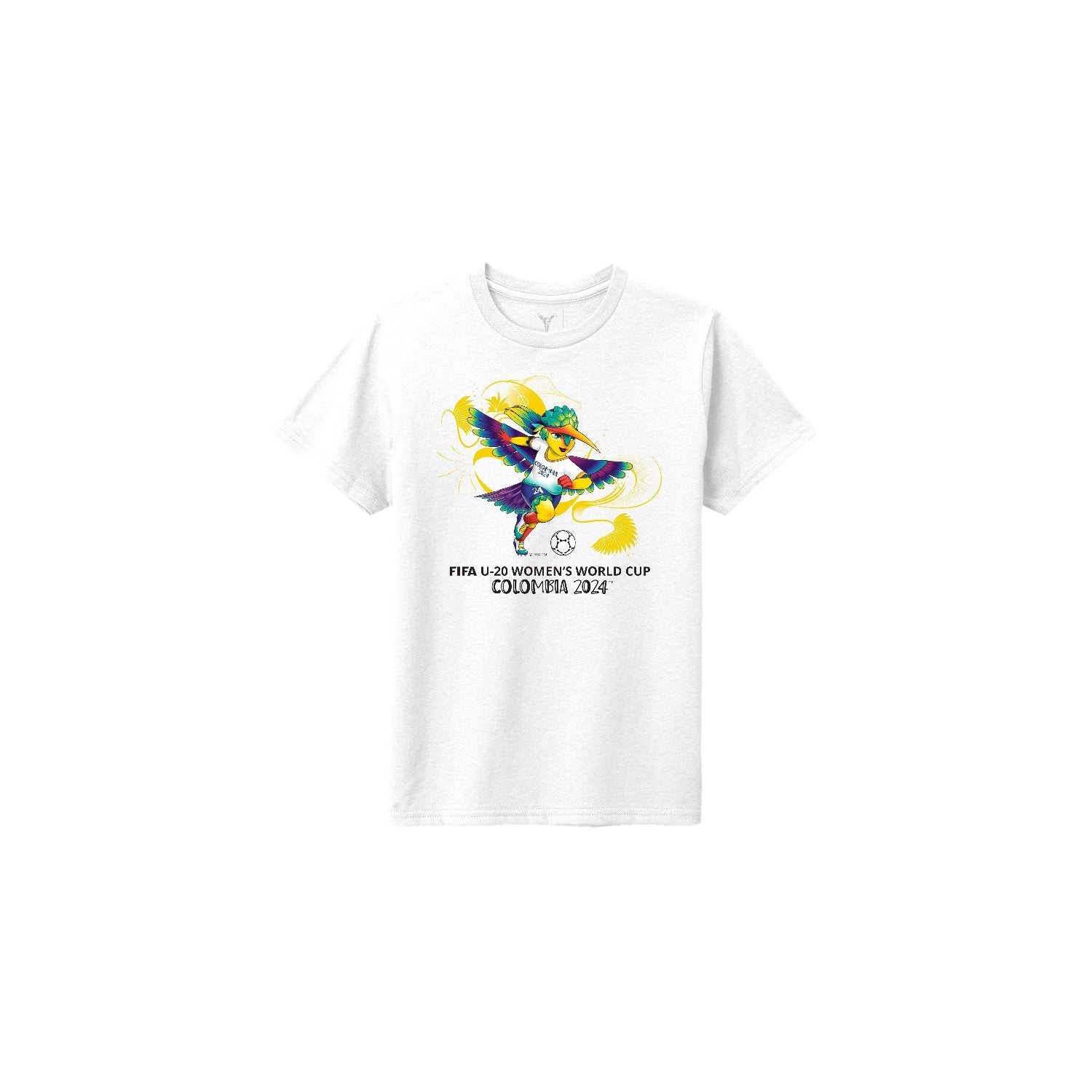 FIFA U-20 Women's World Cup Colombia 2024™  White Mascot T-Shirt - Youth