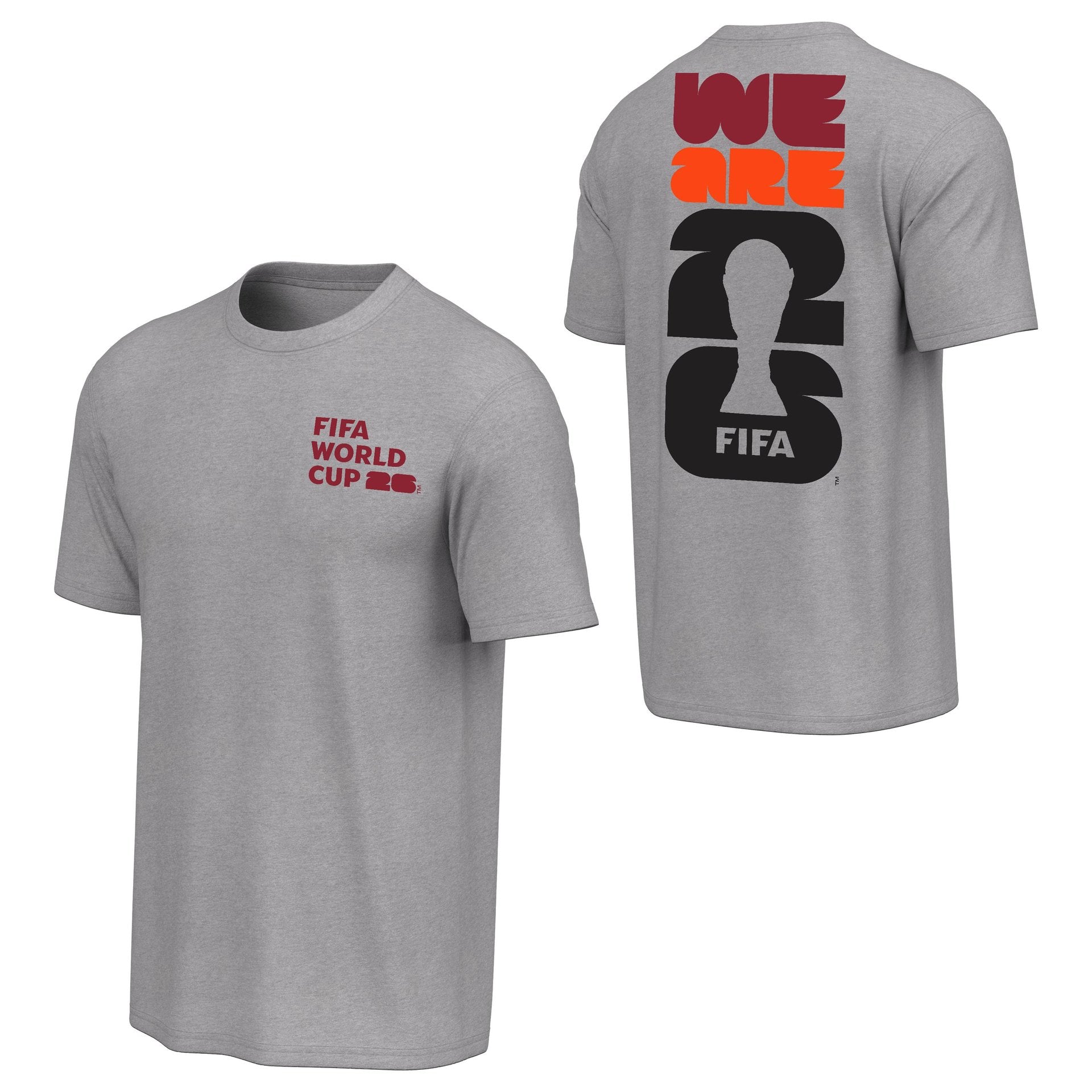 FIFA World Cup 2026™  'We Are' 26 Bold Grey T-Shirt - Unisex