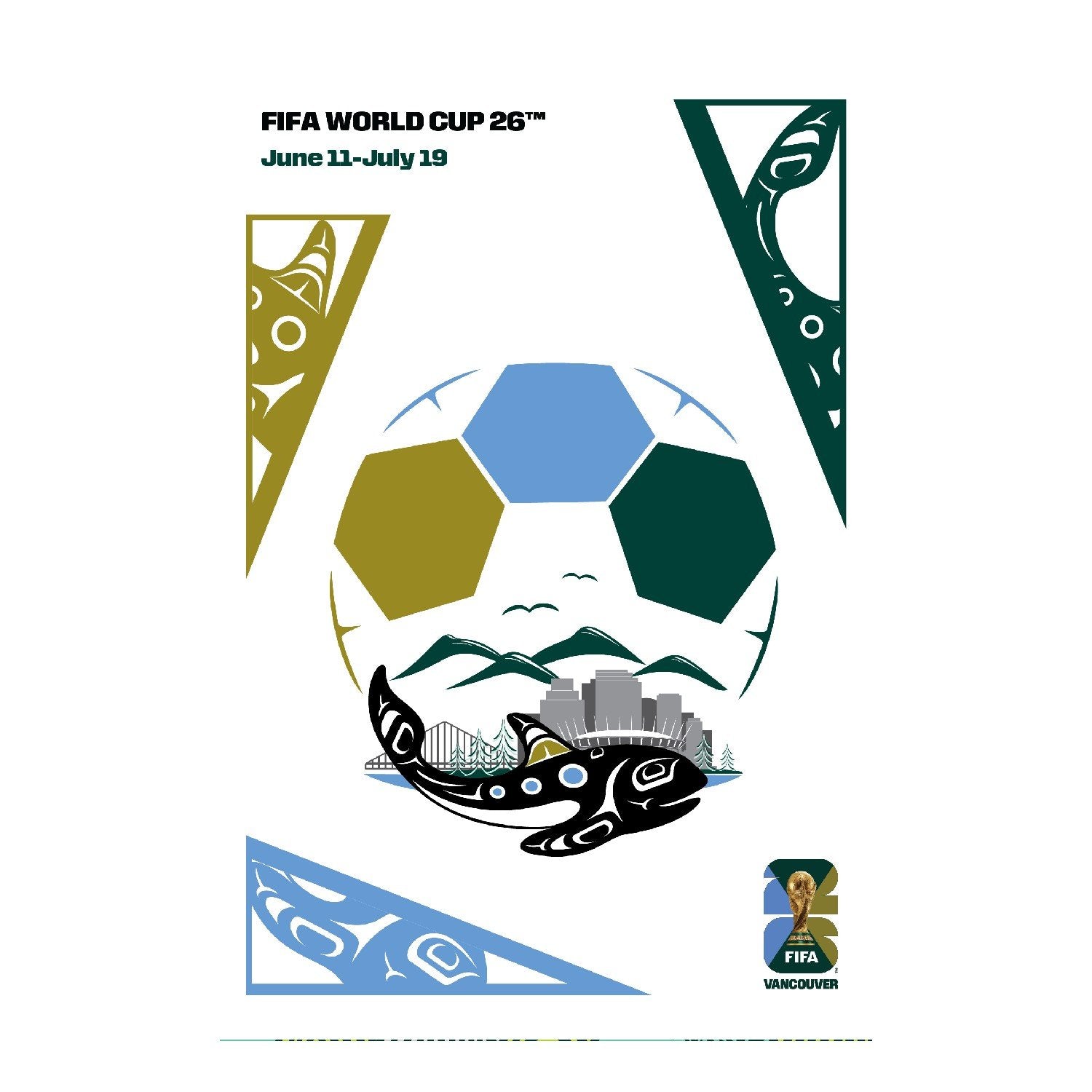FIFA World Cup 2026™  Vancouver Host City Poster