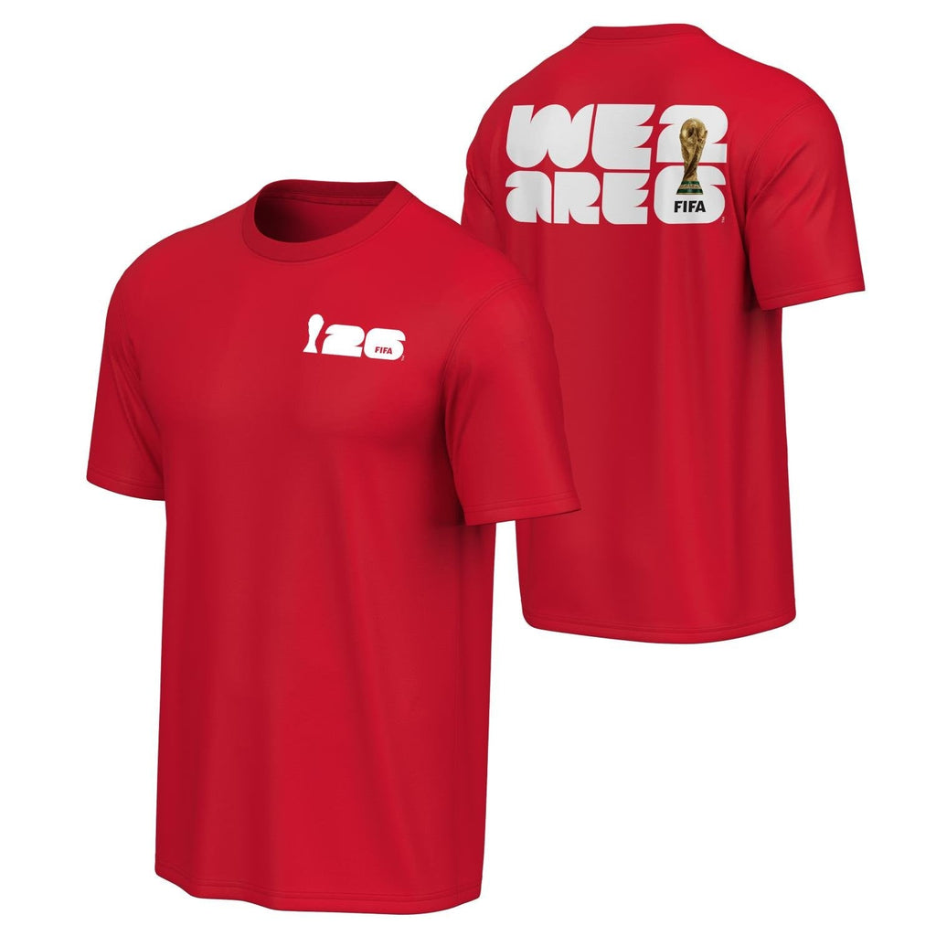 FIFA World Cup 2026™  'We Are' 2026™ Red T-Shirt - Unisex