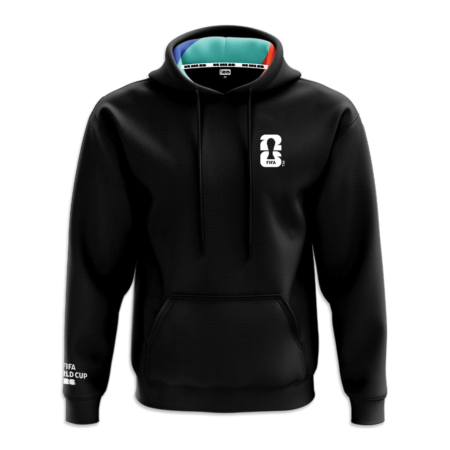 FIFA World Cup 2026™  Pattern Black Hoodie - Unisex