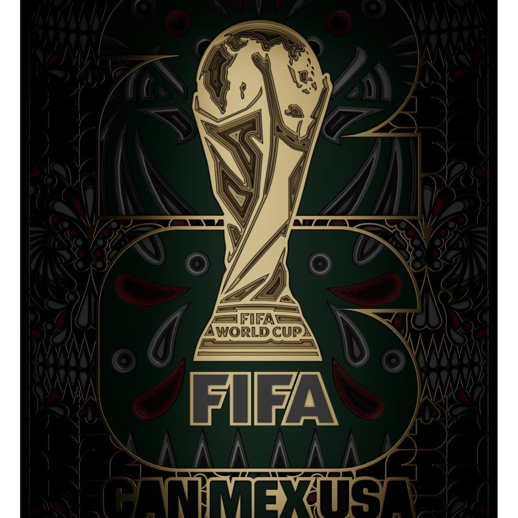 FIFA World Cup 2026™  Mexico Host Country Emblem 3D Wood Art Frame