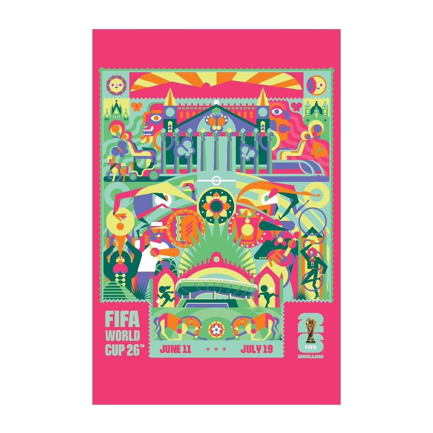 FIFA World Cup 2026™  Guadalajara Host City Poster