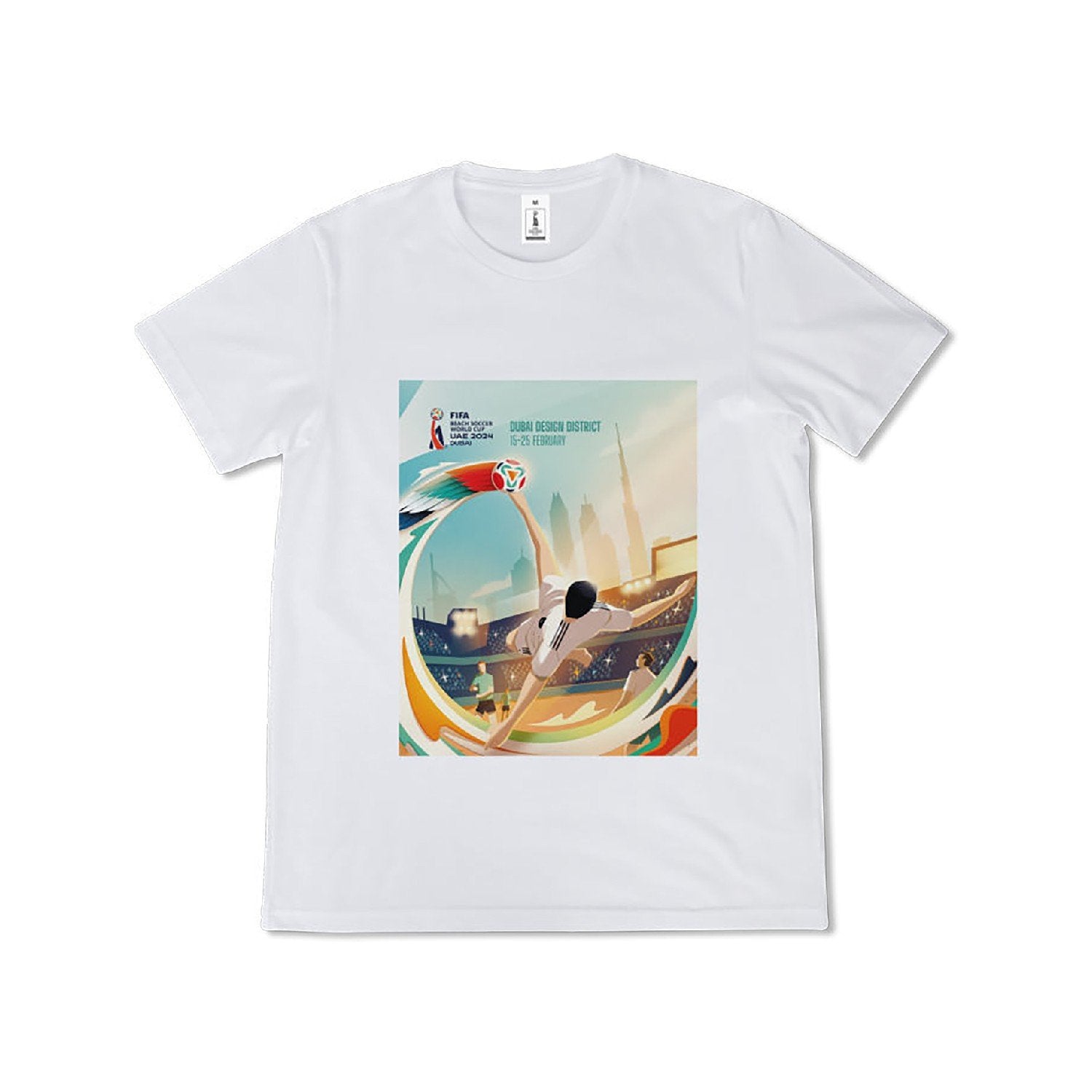 FIFA Beach Soccer World Cup 2024™  White Poster T-Shirt - Unisex