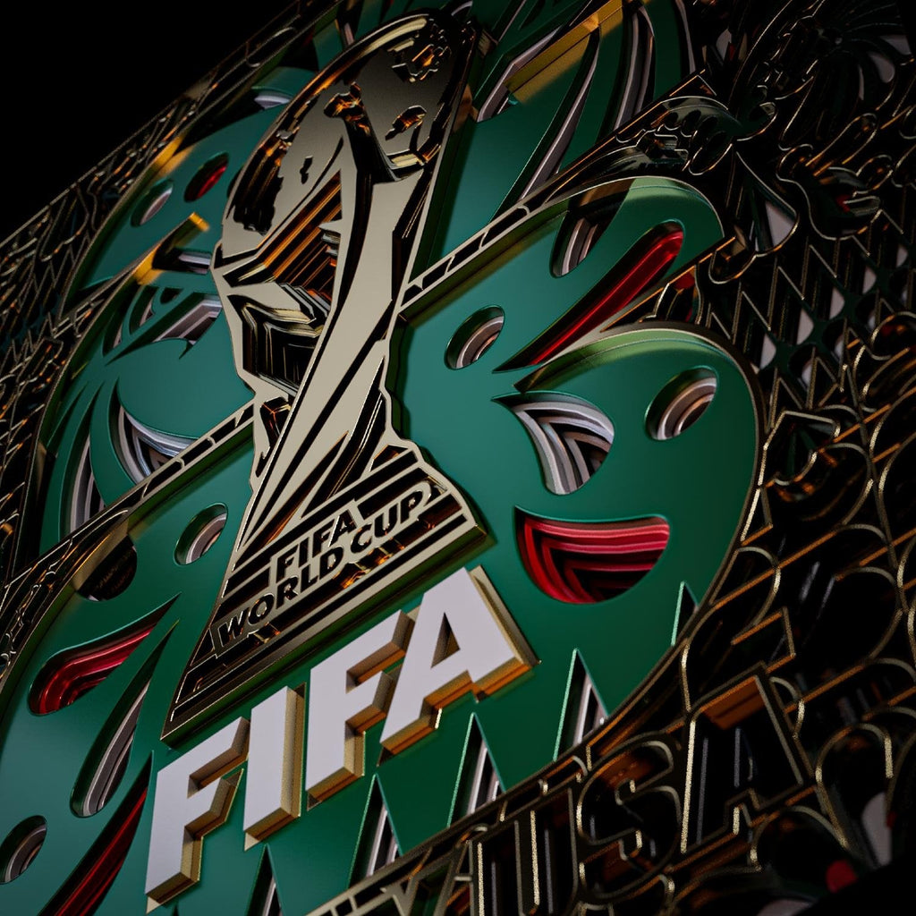 FIFA World Cup 2026™  Mexico Host Country Emblem 3D Wood Art Frame