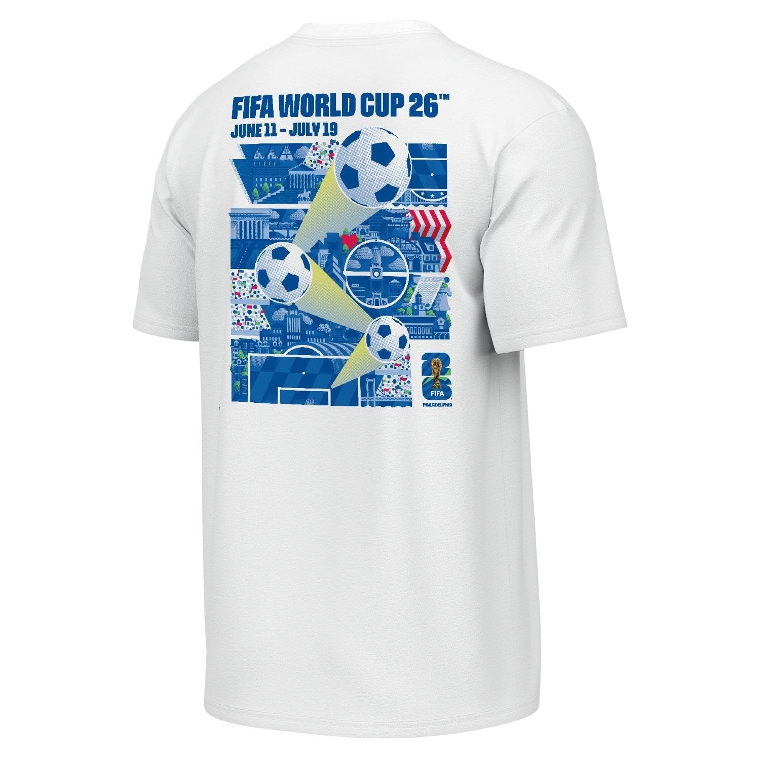 FIFA World Cup 2026™  Philadelphia Poster White T-Shirt - Unisex